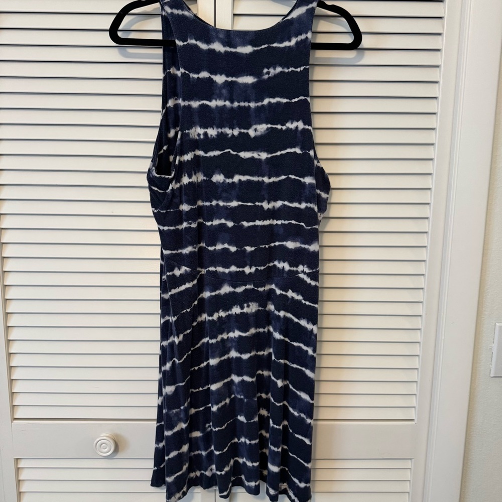Athleta Santorini Thera Print Tie Dye Dress Size XL - Picture 3 of 9